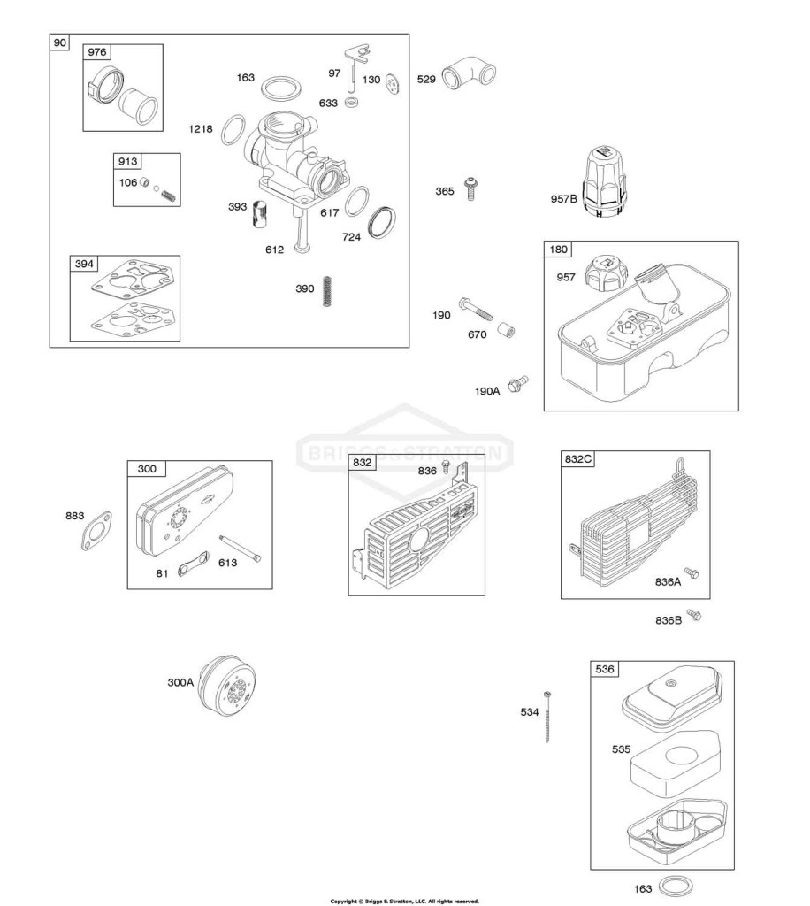 Air Cleaner, Carburetor, Exhaust System, Fuel Supply