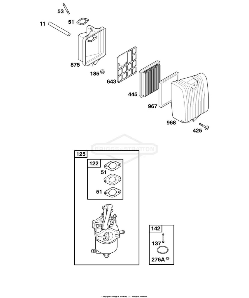 Air Cleaner, Carburetor
