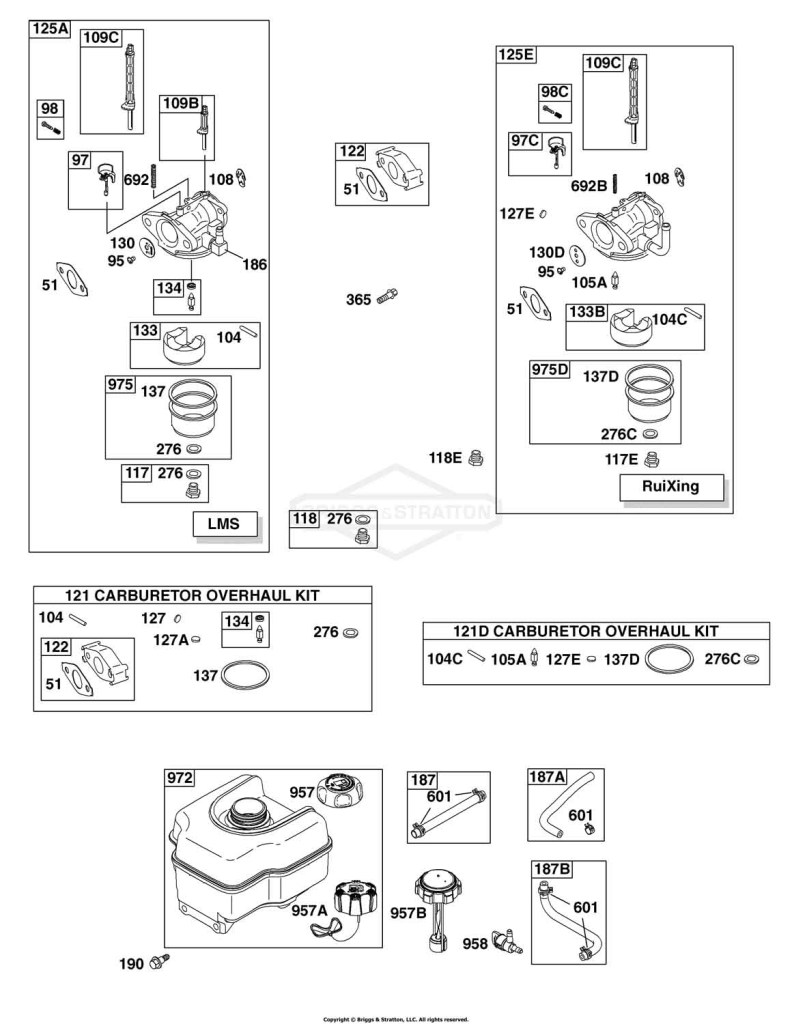 Carburetor, Fuel Supply