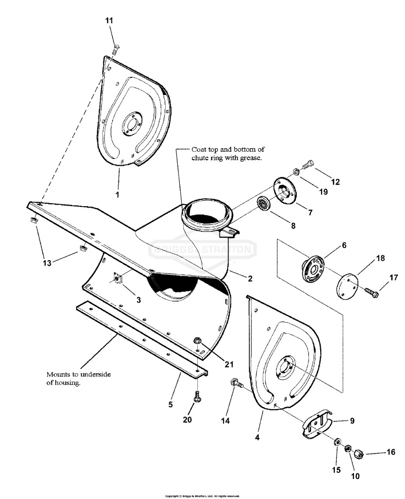 Collector Housing (3 Piece Bolted)