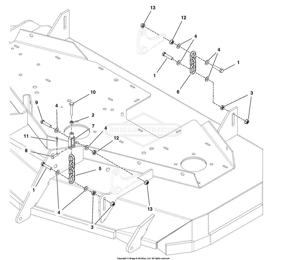 48 Mower Deck - Hanger Chains
