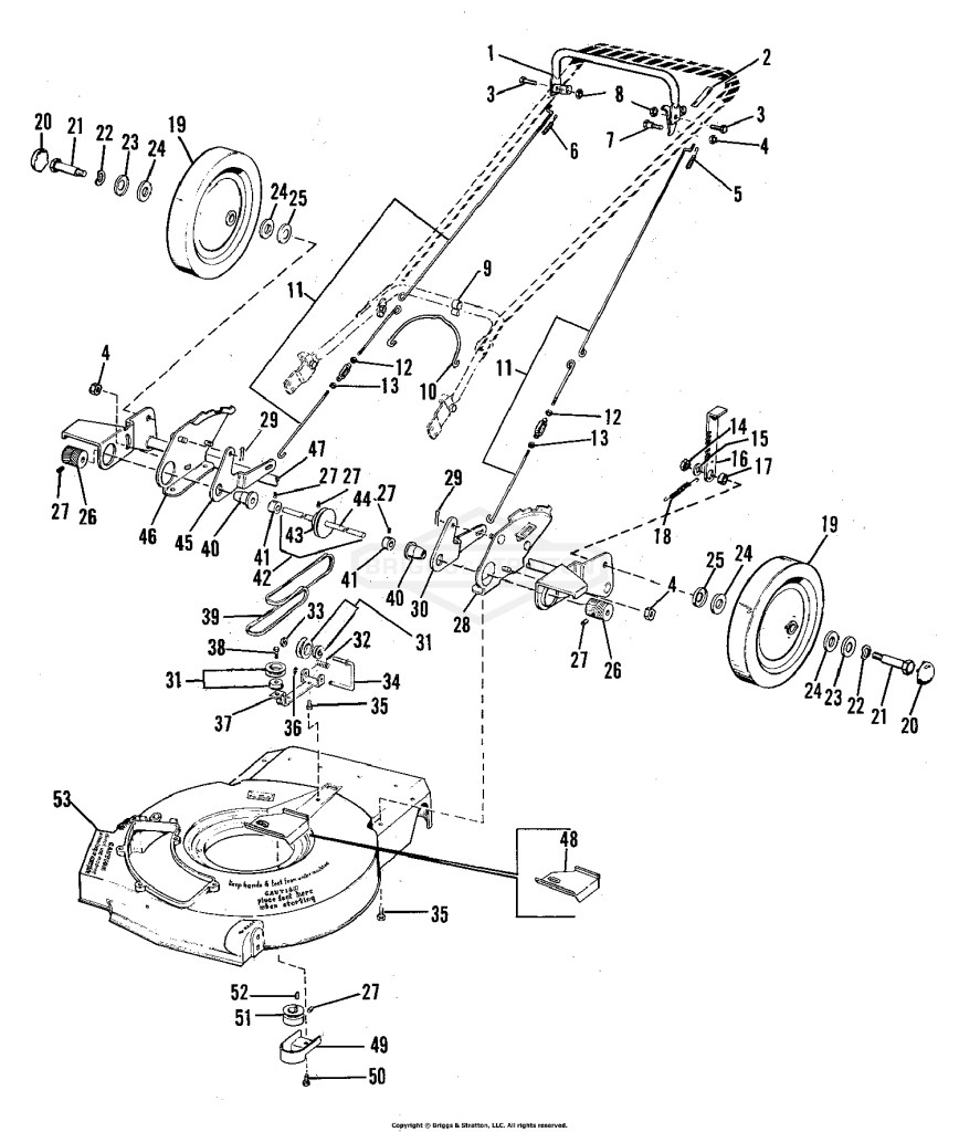 21 Mower Group - Self Propelled (3839I04)