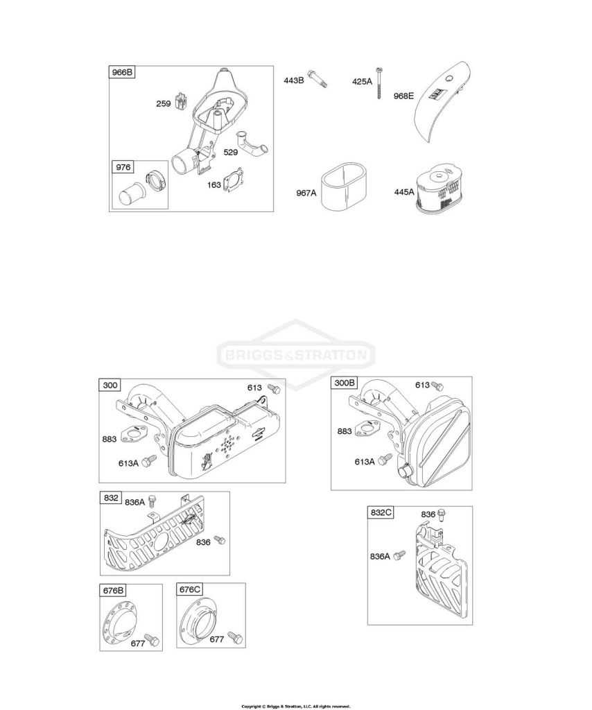 Air Cleaner, Exhaust System
