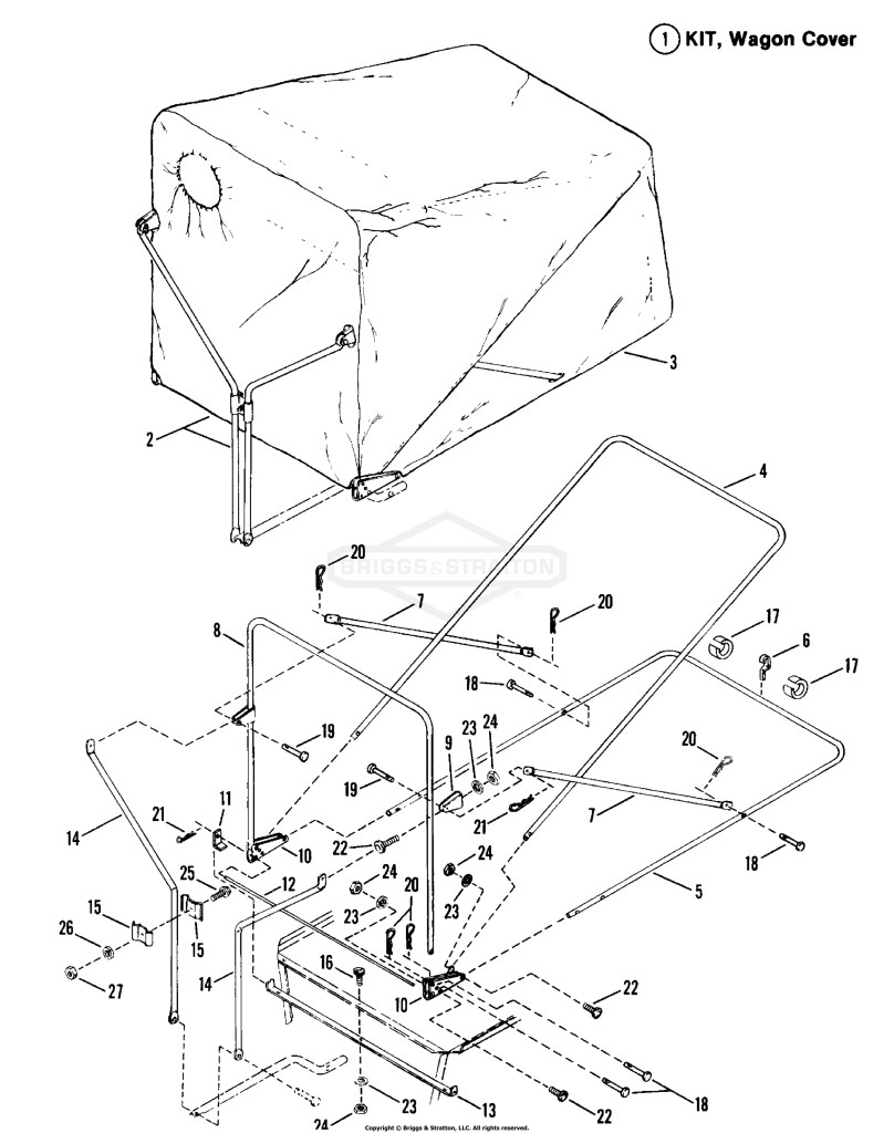 Bag-N-Wagon, Frame & Canopy