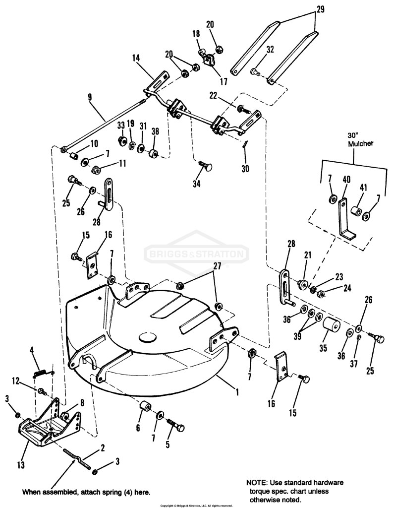 30/30M Housing, Hitch & Height Adjustment Group