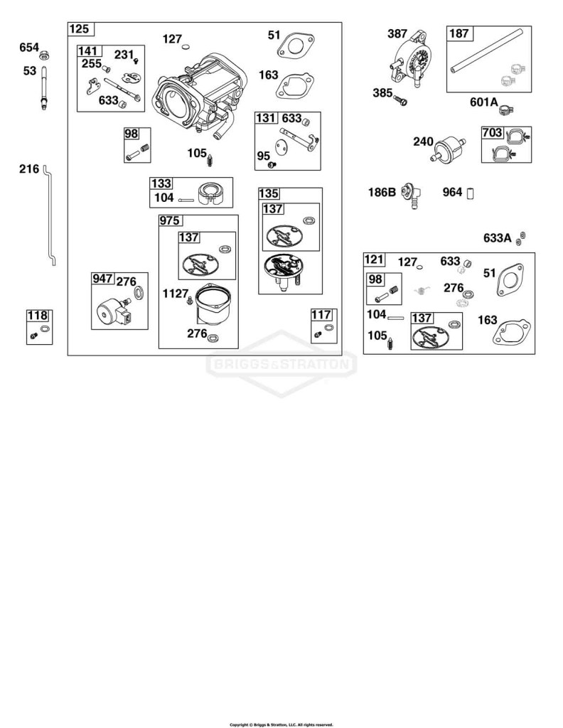 Carburetor and Fuel Supply Group