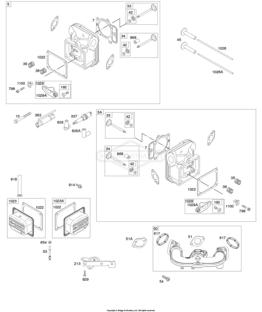 Cylinder Head, Rocker Arm Cover, Intake Manifold