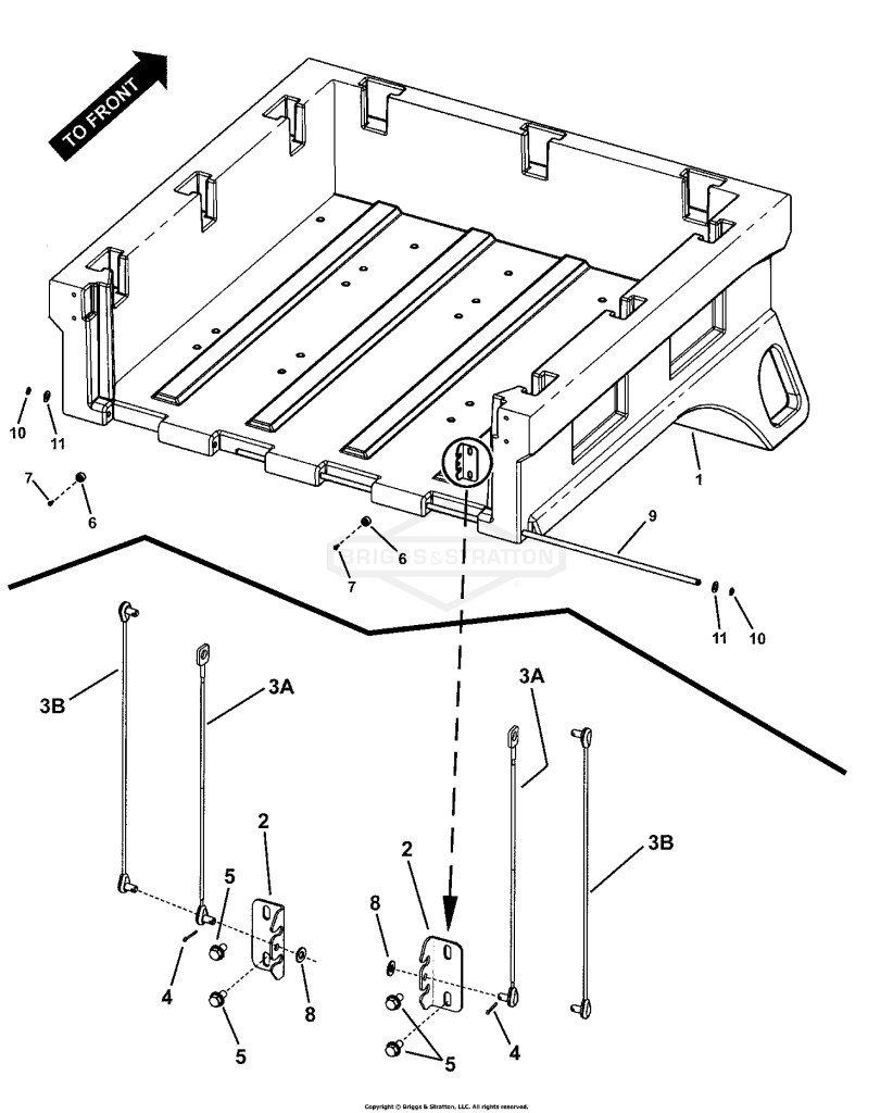 BED ASSEMBLY (Dump Bed)