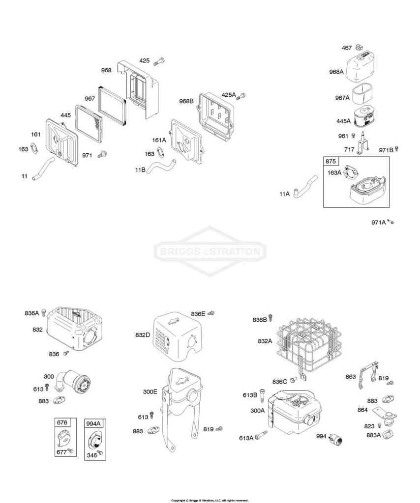 Air Cleaner, Exhaust System