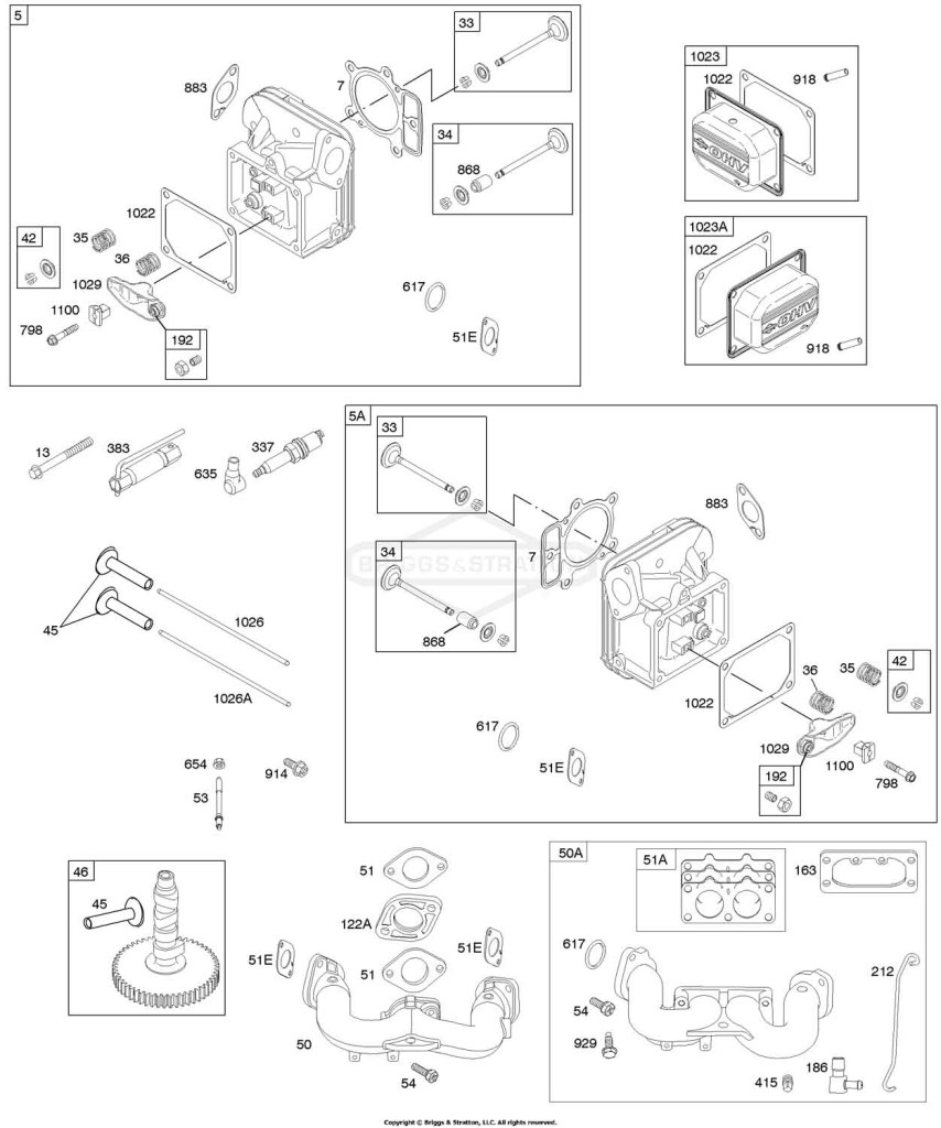 Camshaft, Cylinder Head, Valves