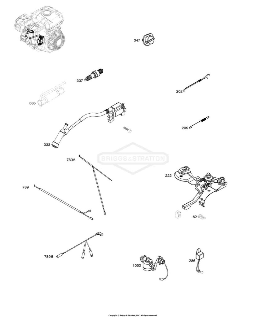 Armature, Controls, Electrical System, Governor Spring, Ignition, Spark Plug