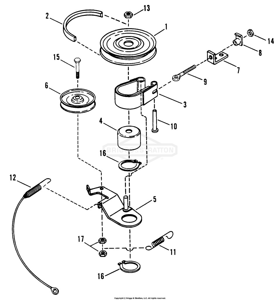 Belt, Blade Brake, 41 Deck
