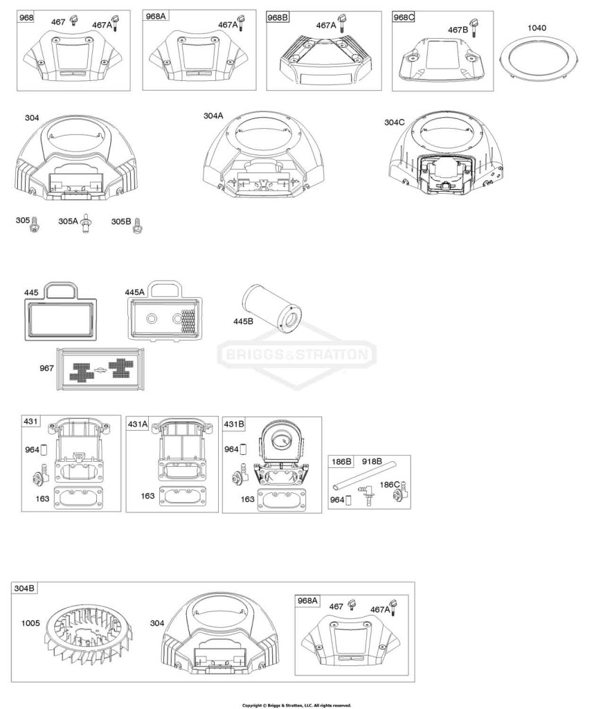 Blower Housing, Air Cleaner