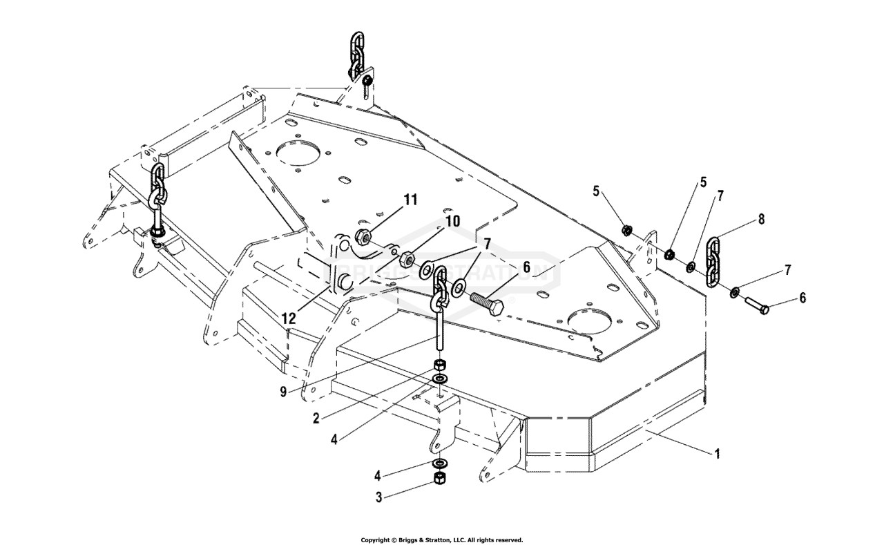 48 & 52 Mower Deck - Hanger Chains