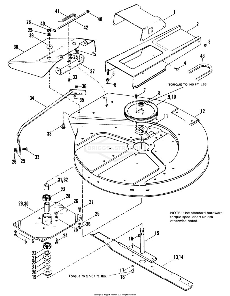 30 Mower Housing & Arbor Group