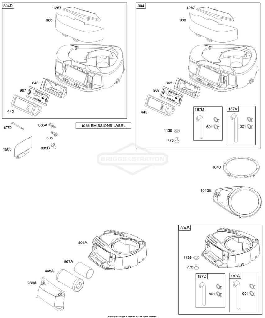 Air Cleaner, Blower Housing