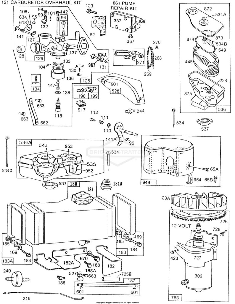 Carburetor & Fuel Tank Assy