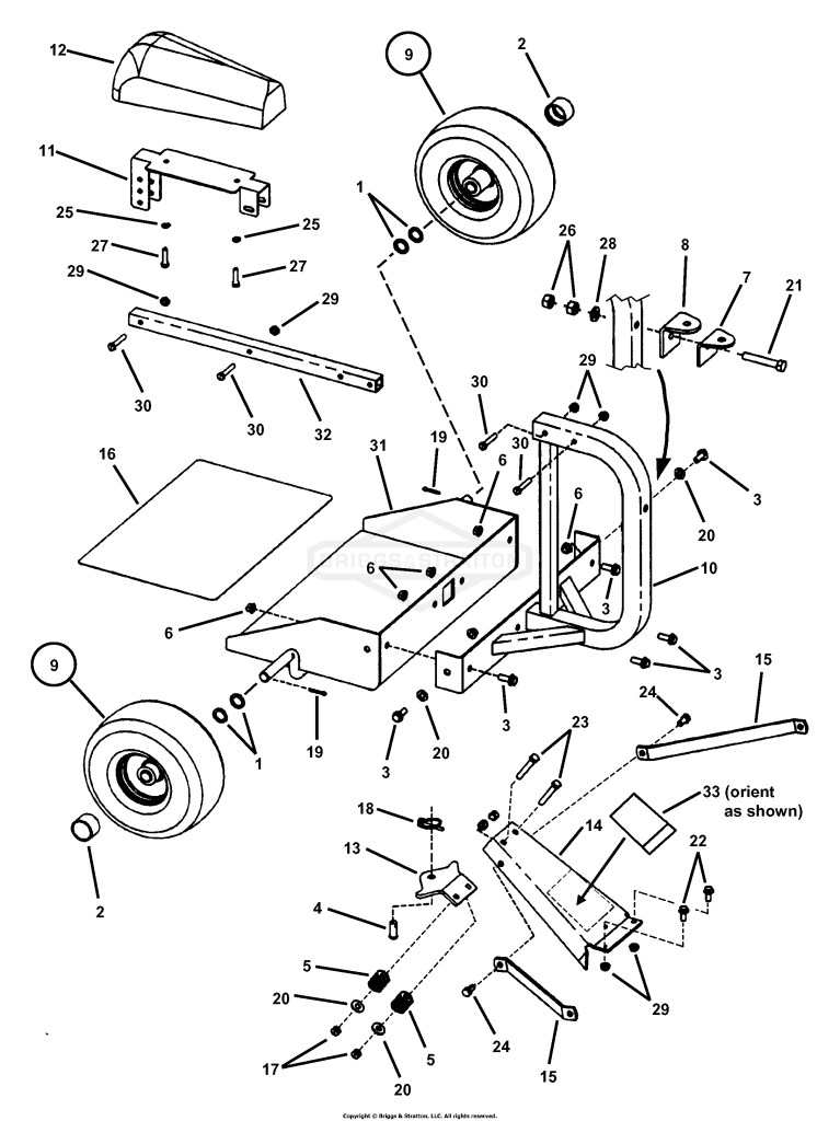 7063080 - KIT, Stand/Sit Sulky