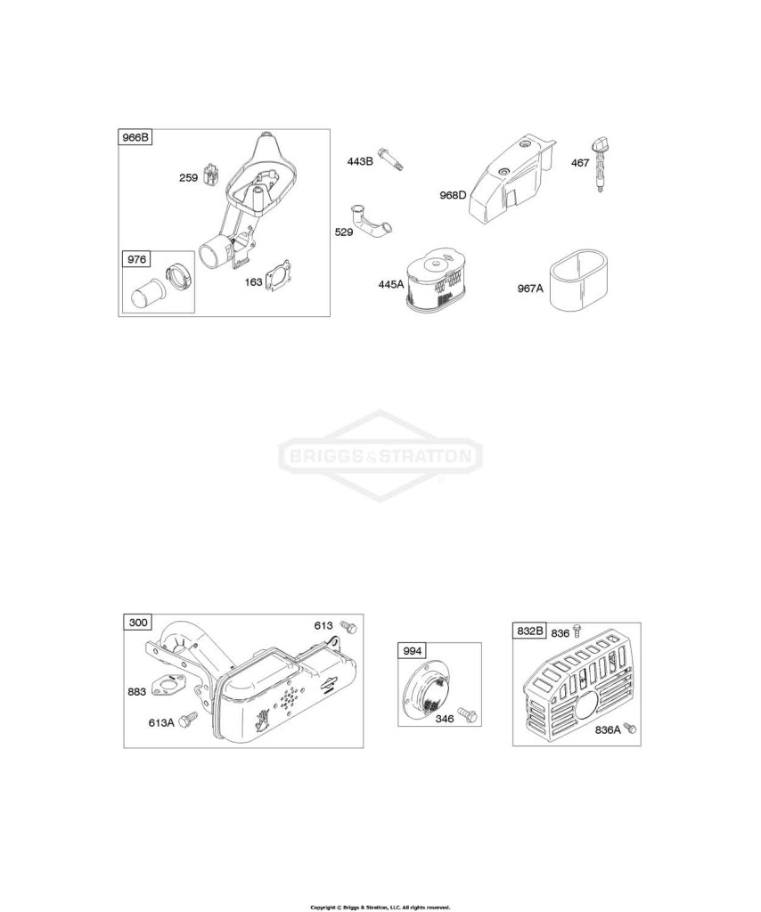 Air Cleaner, Exhaust System