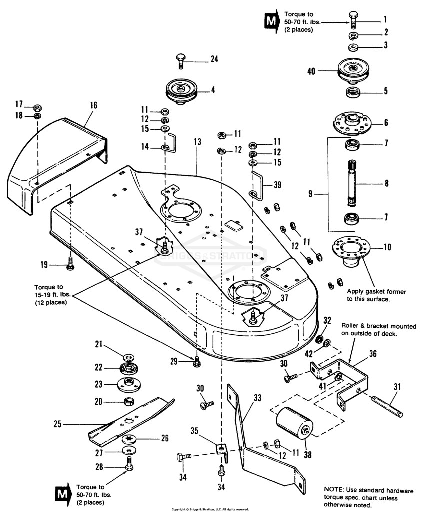 36 Mower Deck & Arbor Group