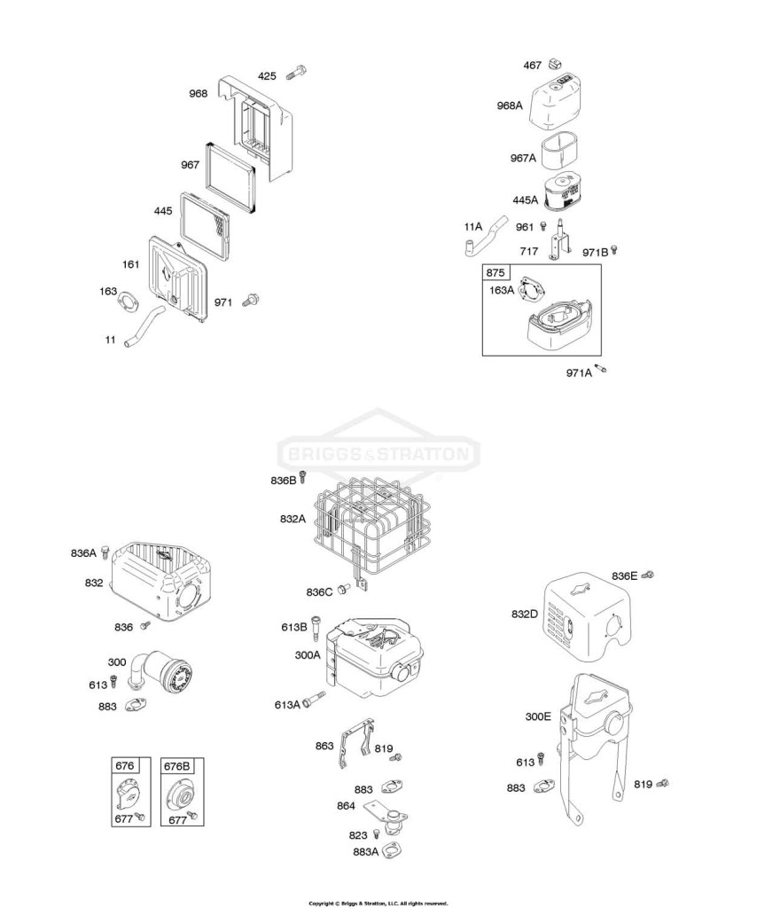 Air Cleaner, Exhaust System