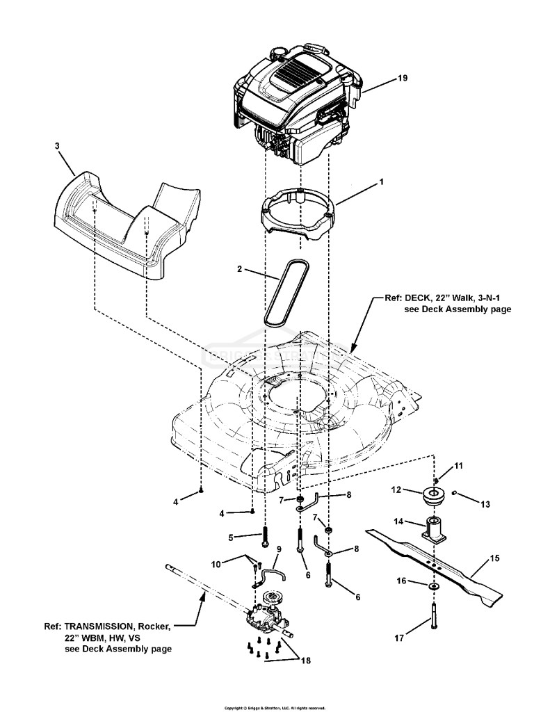 Engine & Blade Assembly