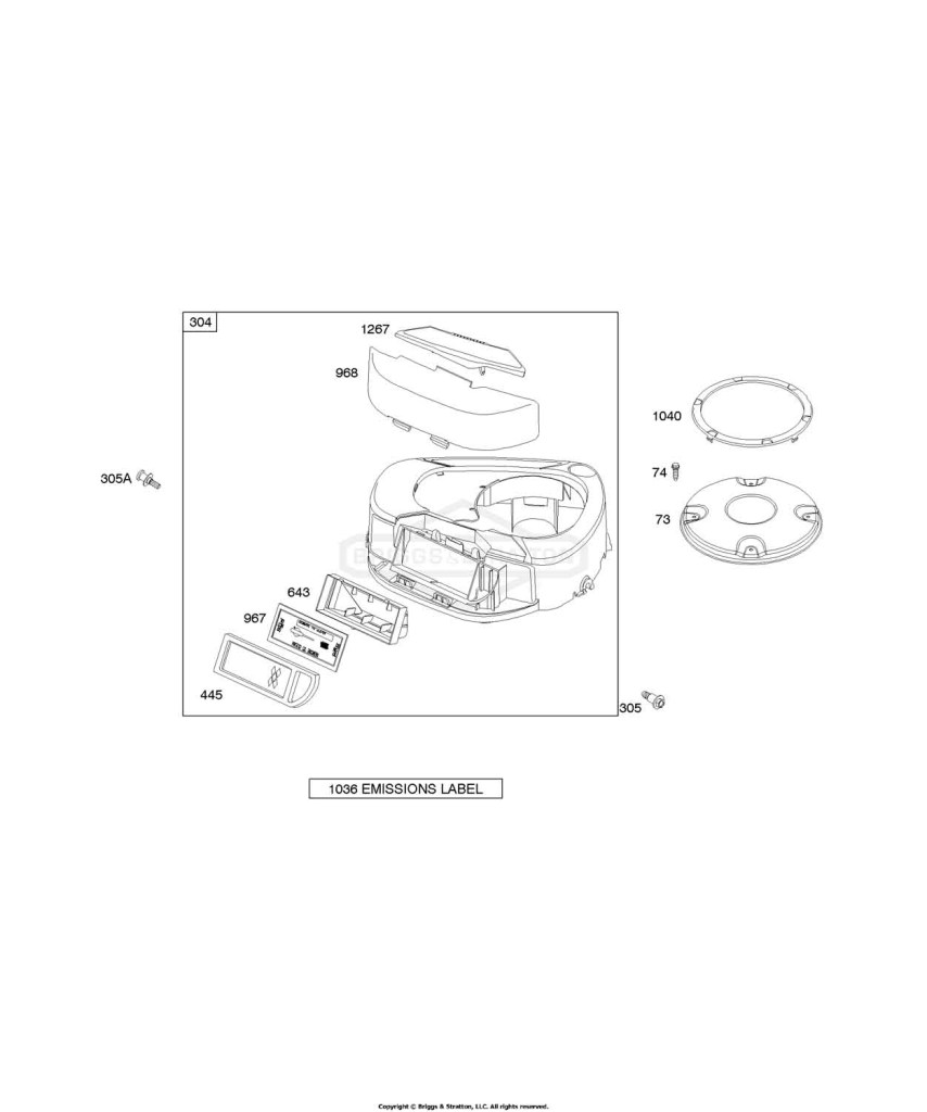 AIR CLEANER, BLOWER HOUSING