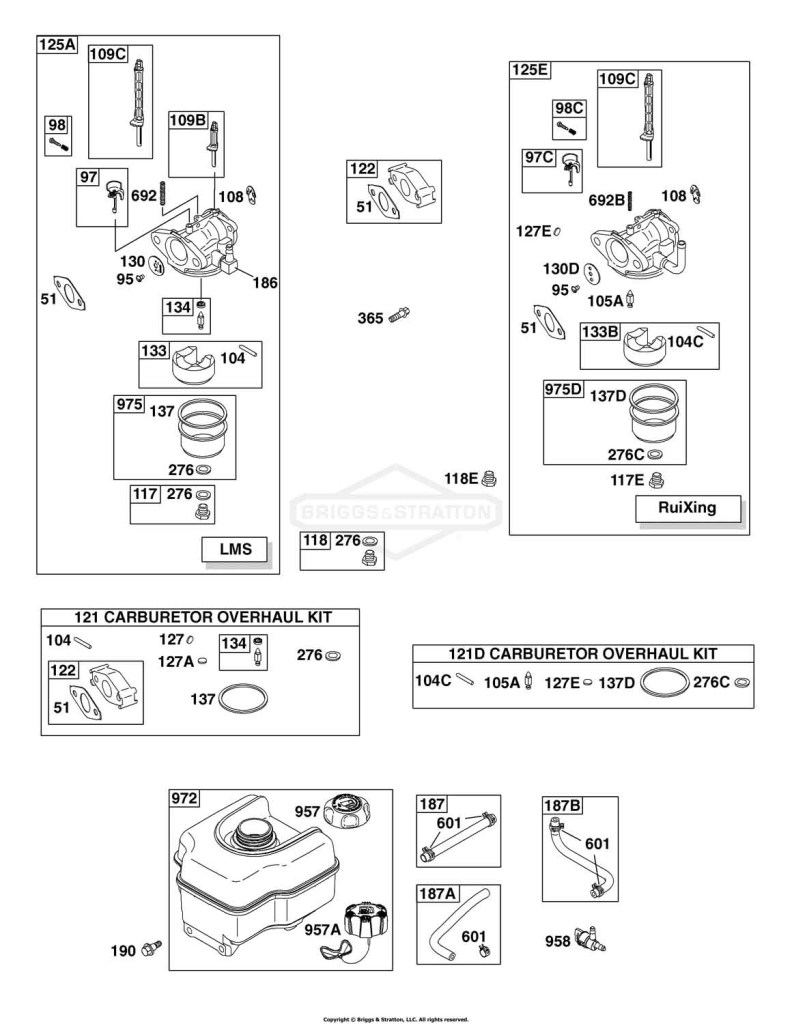 Carburetor, Fuel Supply