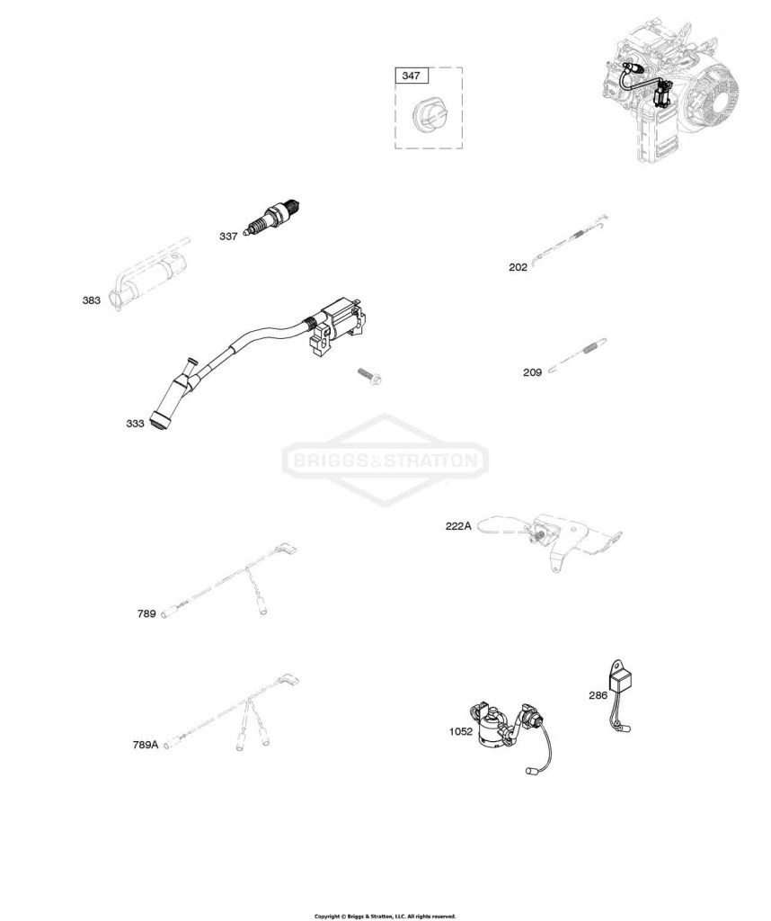 Armature, Controls, Electrical System, Governor Spring, Ignition, Spark Plug