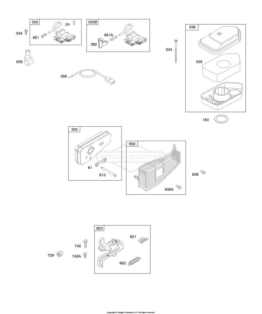 Air Cleaner, Brake, Exhaust System, Ignition