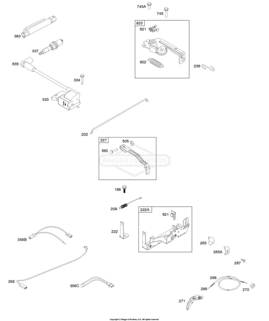 Armature, Controls, Electrical System, Governor Spring, Ignition, Spark Plug