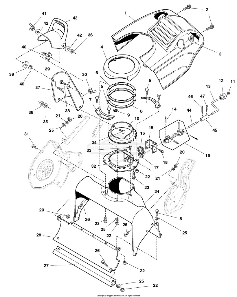 Auger Housing & Chute Group (178ahcg)