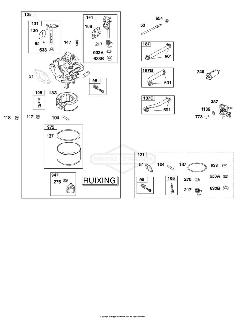 Carburetor and Fuel Supply Group
