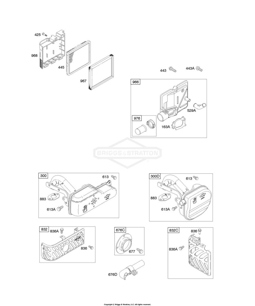 Air Cleaner, Exhaust System