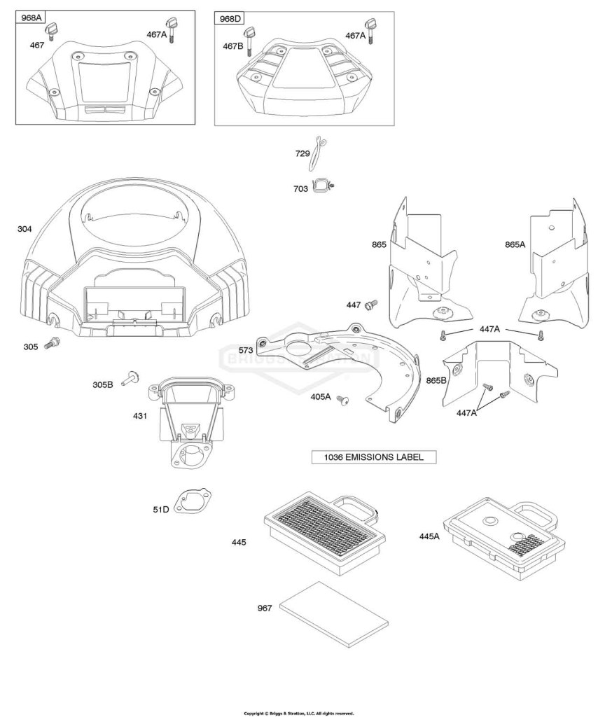 Air Cleaner, Blower housing