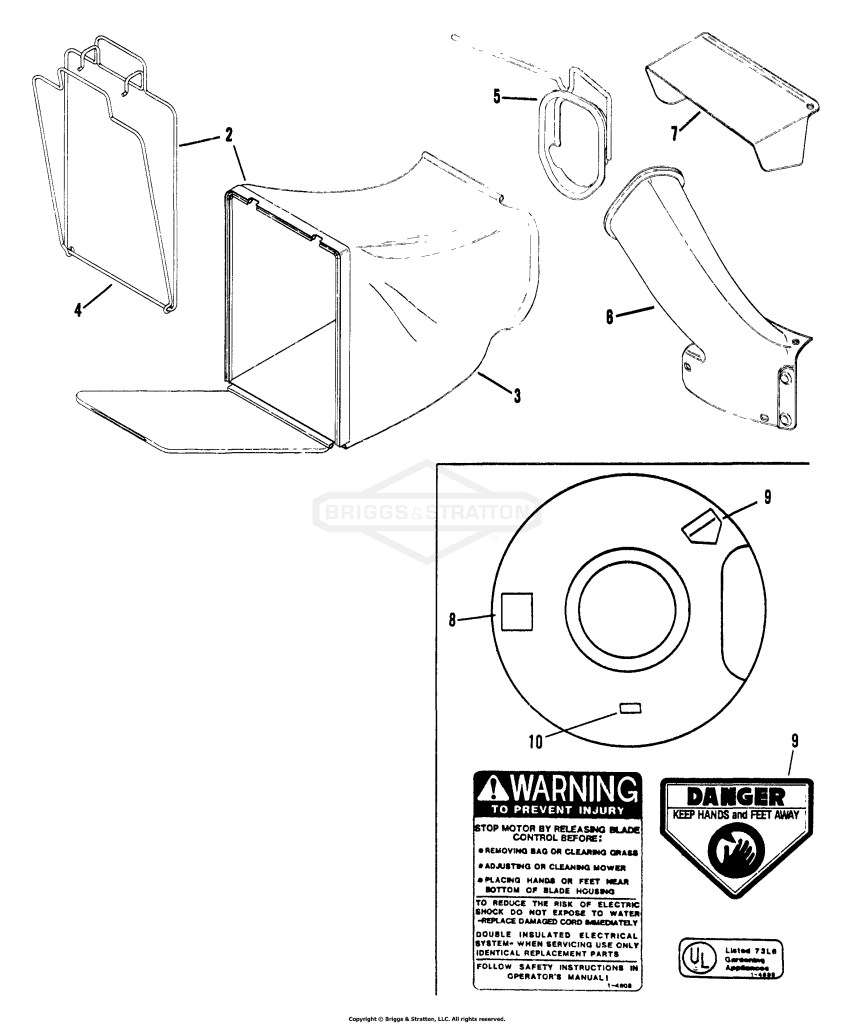 Grass Bag, Adapter, Decals
