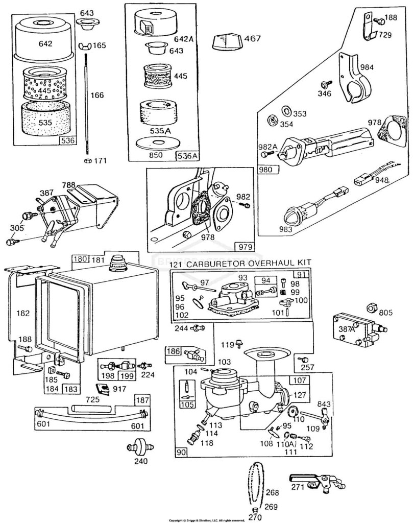 Carb,A/C,Fuel Tank,Primer