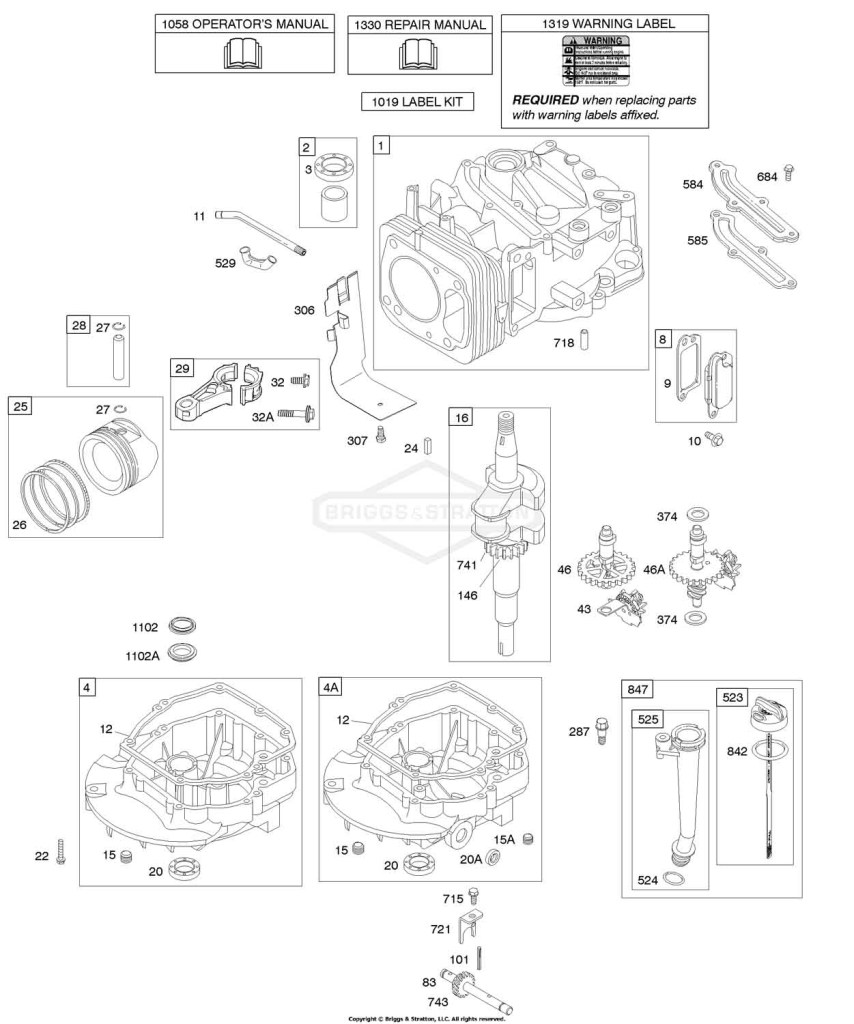 Camshaft, Crankshaft, Cylinder, Engine Sump, Lubrication, Piston Group