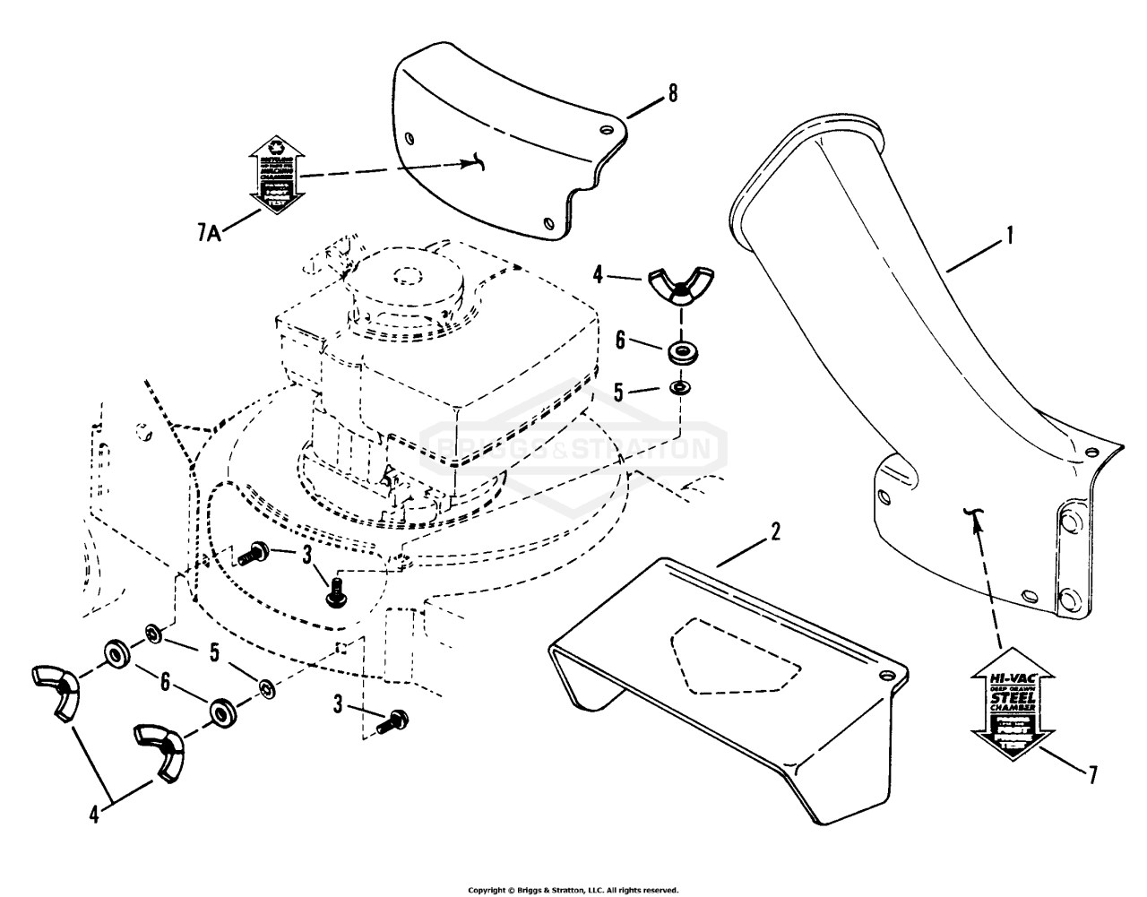 Accessory - Side Chute, Adapter