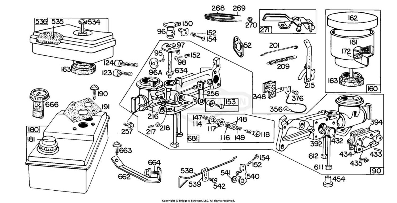 Carb Assy, A/C Grps,FuelTank