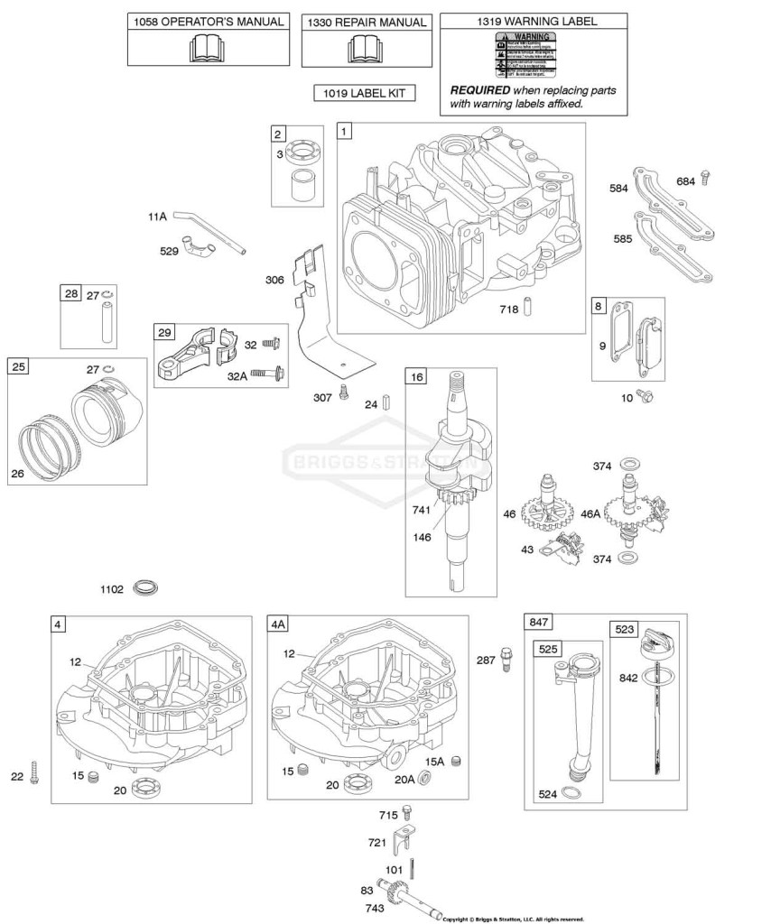 Camshaft, Crankshaft, Cylinder, Engine Sump, Lubrication, Piston Group
