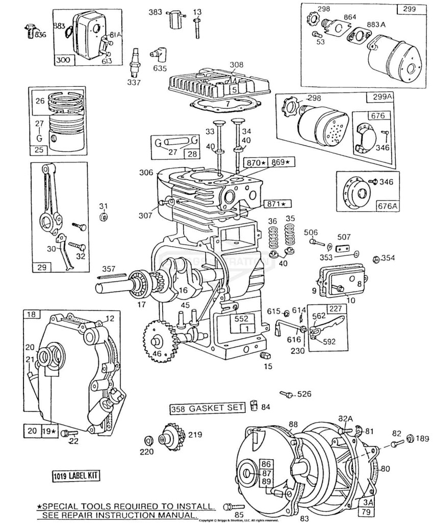 Cyl,Oil Fill,Piston,Mufflers