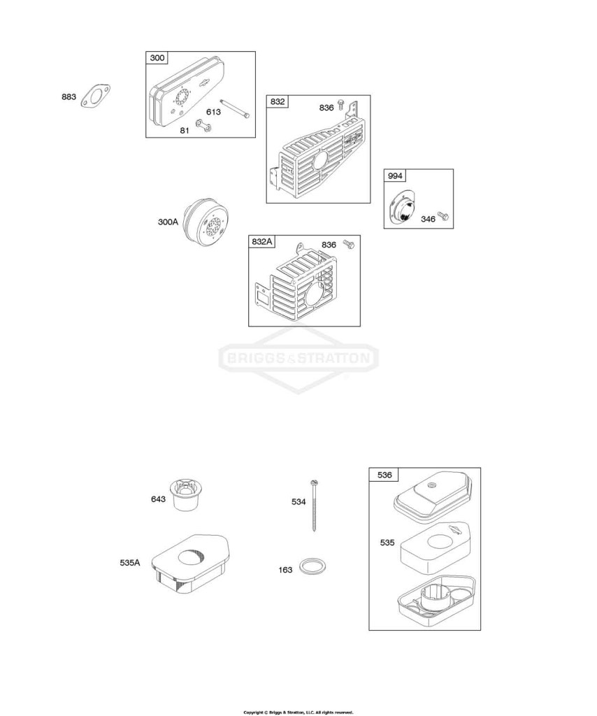 Air Cleaner, Exhaust System