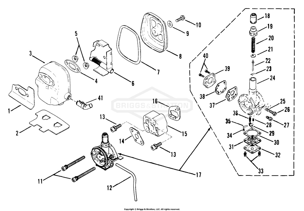 2450R.T. Carburetor And Primer Pump