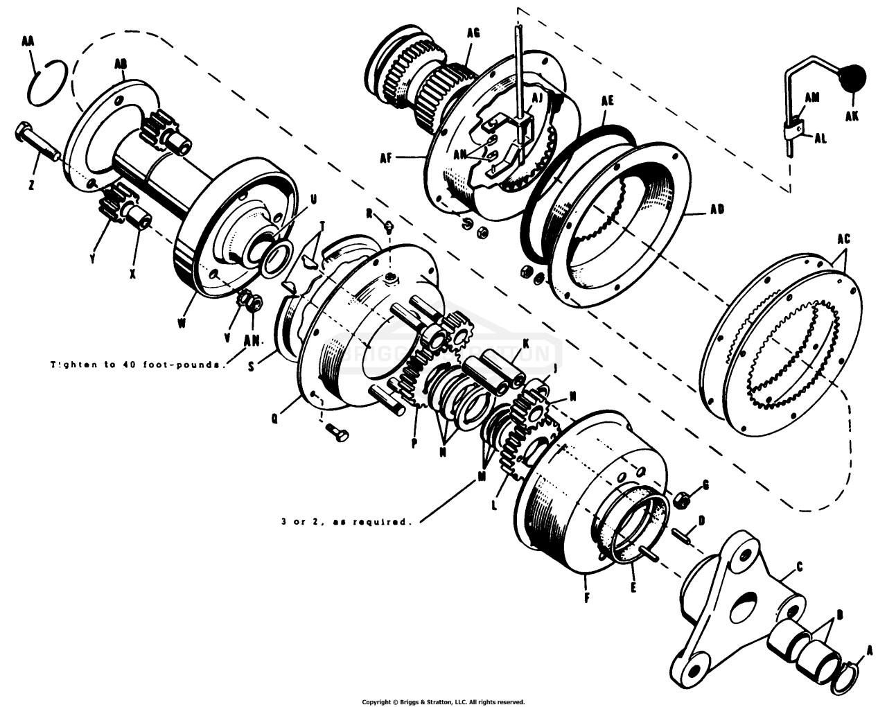 DIFFERENTIAL ASSEMBLY-Model 575