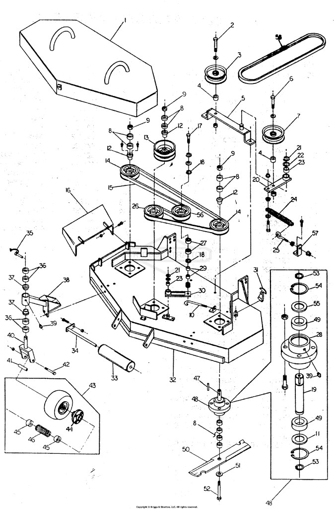 61 Cutter Deck Assembly