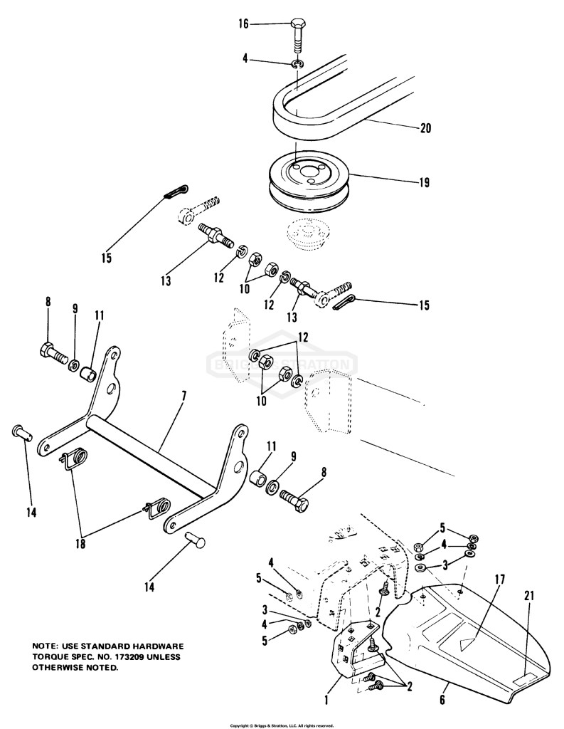 42 Deflector, Stone Guard & Rocker Arm Group
