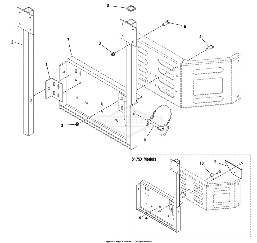 2-Bag & 3-Bag Mount Group - Flat Plate Bumpers & Soft Top Systems