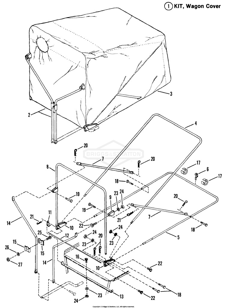 Bag-N-Wagon, Frame & Canopy