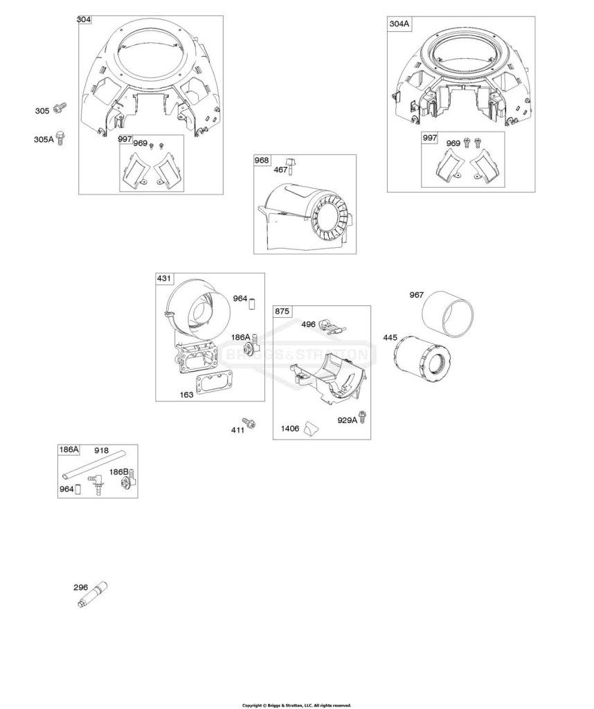 Blower Housing, Air Cleaner